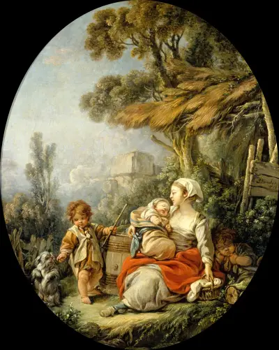 L’Heureuse Mère av François Boucher