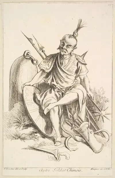 Anderer chinesischer Soldat von François Boucher