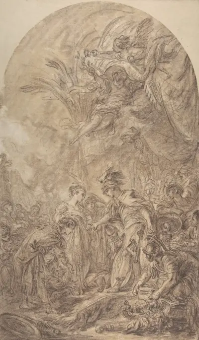 Scipios återhållsamhet av François Boucher
