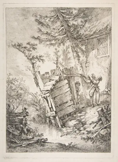 The Laundress, François Boucher