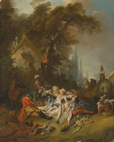 Vilan under jakten av François Boucher