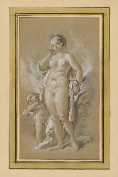 Venus und Amor, 1750 von François Boucher