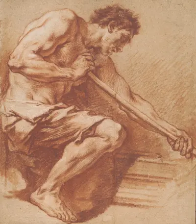 Arbetare vid en smedja av François Boucher