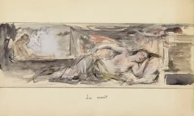 La Nuit av Léon François Comerre