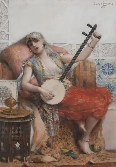 Odalisque, 1887 av Léon François Comerre