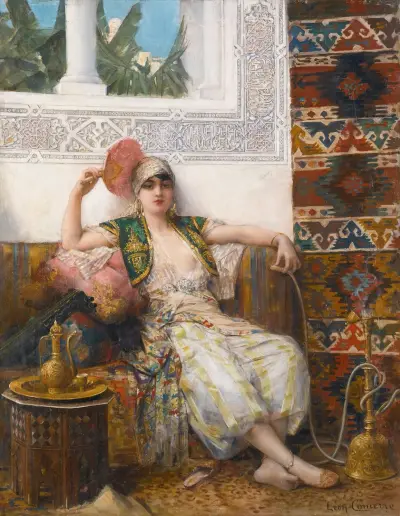 Odalisque – nr 1 av Léon François Comerre