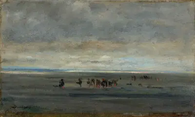 Clam Diggers av Charles François Daubigny