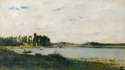 Conflans av Charles François Daubigny