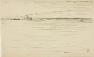 Überquerung des Kanals von Charles François Daubigny