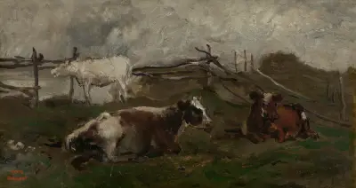 Kor på ängen av Charles François Daubigny