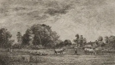 Mondaufgang von Charles François Daubigny