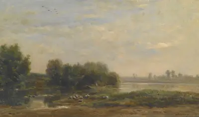 An der Oise von Charles François Daubigny