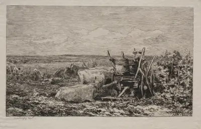 The Grape Harvest, Charles François Daubigny