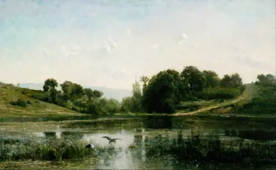 Dammarna vid Gylieu av Charles François Daubigny