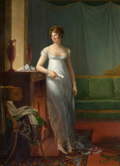 Madame Charles Maurice de Talleyrand Périgord av François Gérard