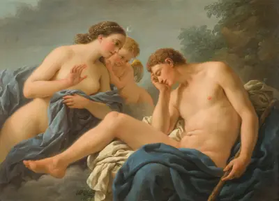 Diana and Endymion av Louis-Jean-François Lagrenée