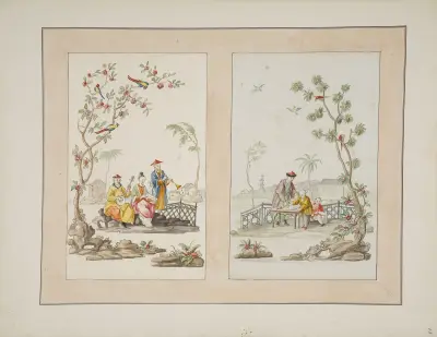 Martwa natura z mostem, Pierre Francois Ledoulx
