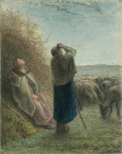 Le Passage des oies sauvages av Jean-François Millet