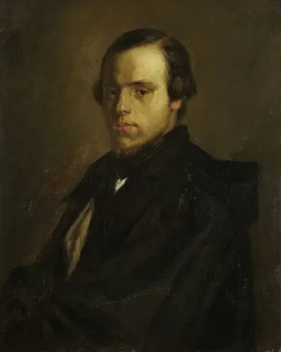 Portrait of Mister le Courtois, the Artist’s Brother-in-Law av Jean-François Millet