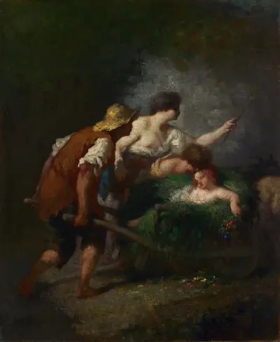 Return from the Fields av Jean-François Millet