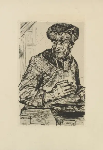 Parisskisser Pl.06 av Jean François Raffaëlli