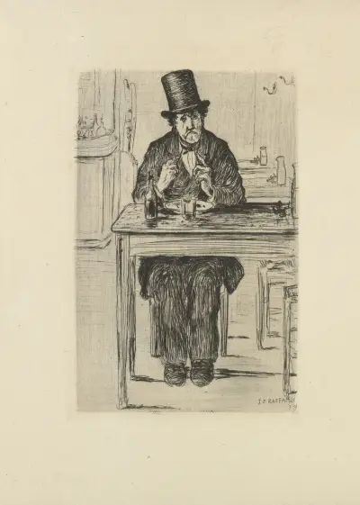 Parisiska skisser Pl.09 av Jean François Raffaëlli