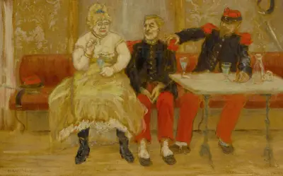 Den starka sångerskan av Jean François Raffaëlli