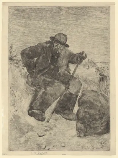 Den utmattade lumpsamlaren av Jean François Raffaëlli