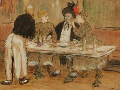 Provinspojken i Paris av Jean François Raffaëlli