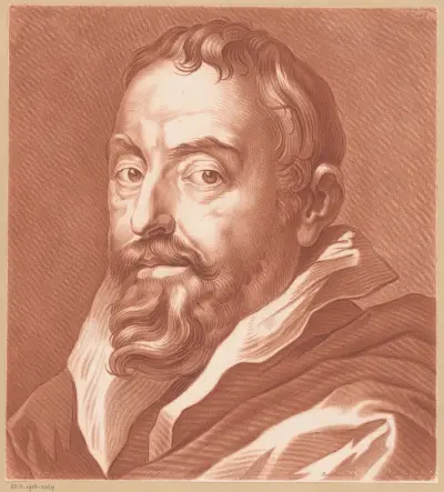 Bust of a man av Louis-François Roubiliac
