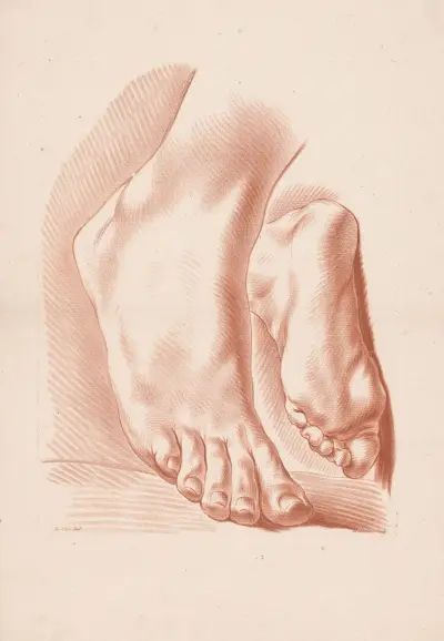 Two feet, 1749 – nr 1 av Louis-François Roubiliac