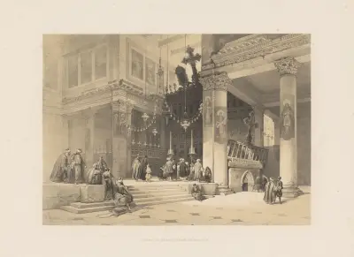 Église de sainte Hélène. Bethléhem av François Stroobant