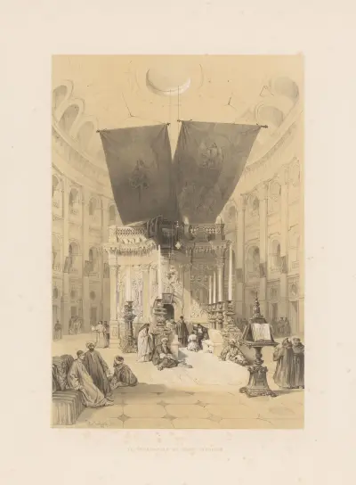 Le tabernacle du Saint-Sépulcre av François Stroobant