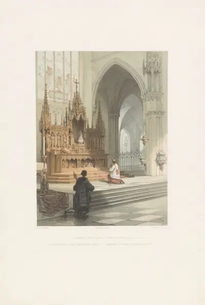 Das Tabernakel in der St.-Gudula-Kirche, Brüssel von François Stroobant