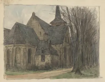 Kyrka i Forest av Jean-François Taelemans