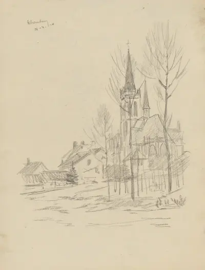 Eglise Notre-Dame à Alsemberg av Jean-François Taelemans