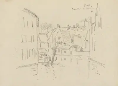 Översvämning av Demer vid Diest av Jean-François Taelemans
