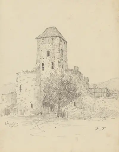 Gammalt torn (port) i Ahrweiler (Tyskland) av Jean-François Taelemans