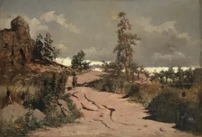 American Indians in the Ambush (The Lonesome Rider) av Frank Buchser