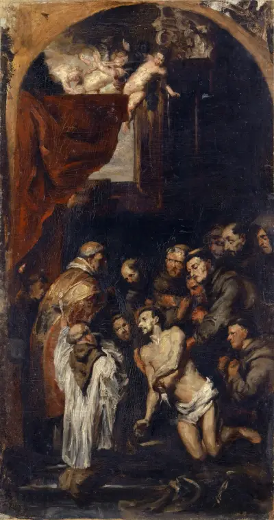 Last Communion of Saint Francis, Frank Buchser