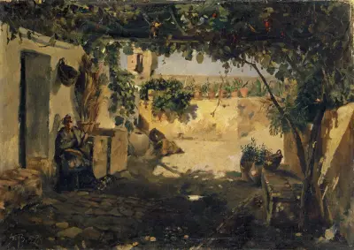 Spanish Pergola av Frank Buchser