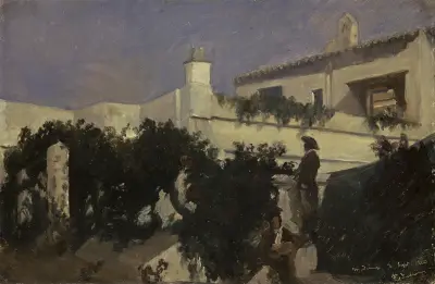 Spanish Villa in Medina Sidonia av Frank Buchser