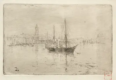 Grand Canal, Venice, 1883 av Frank Duveneck
