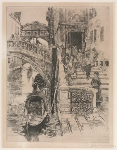 The Bridge of Sighs av Frank Duveneck