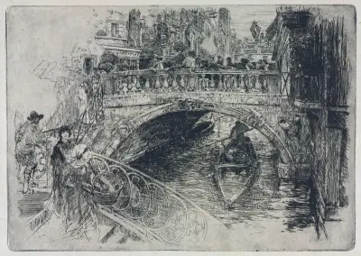 Venetian Bridge av Frank Duveneck