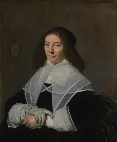 Dorothea Berck (1593-1684), wife of Joseph Coymans (1591-after 1660) av Frans Hals