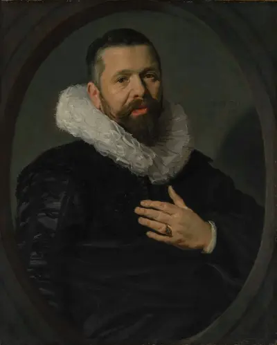Portrait of a Bearded Man with a Ruff av Frans Hals