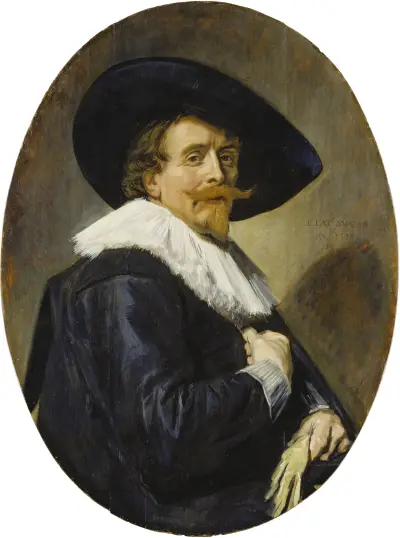 Portrait of a Man, 1638 av Frans Hals