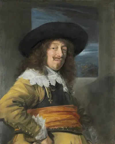Portrait of a Member of the Haarlem Civic Guard av Frans Hals
