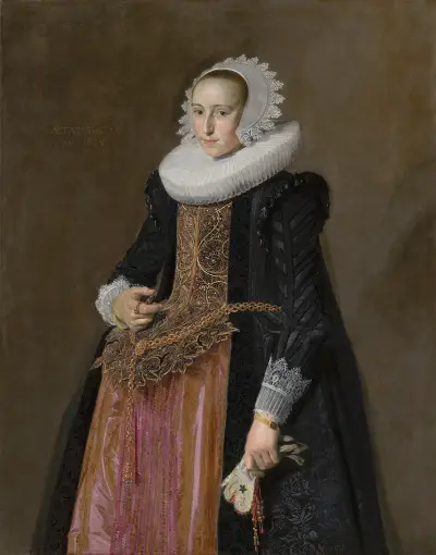Portrait of Aletta Hanemans av Frans Hals